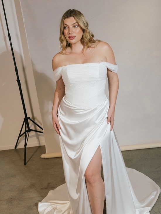 Hera Couture Dresses & Skirts - Hera Couture Lou Basque Waist Wedding Dress
